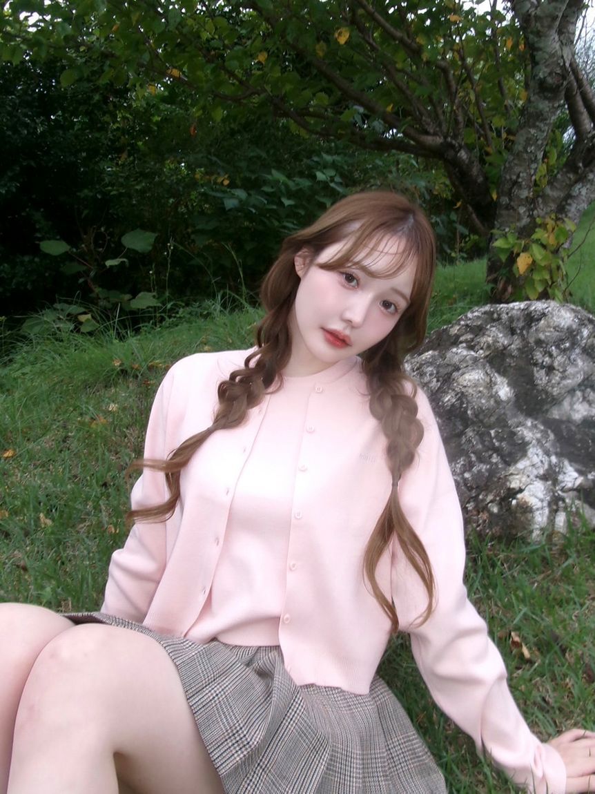 emmi atelier「【限定カラー】emmiロゴアンサンブルニットトップス」|ニット・セーター|