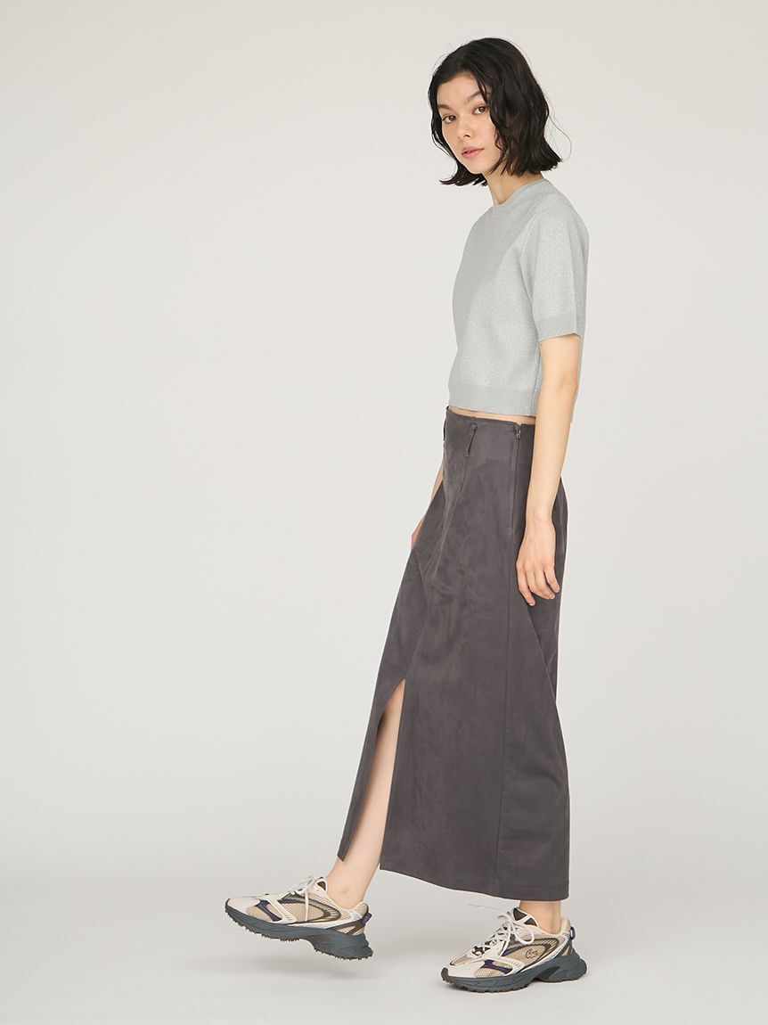 emmi atelier「【限定カラー】emmiロゴアンサンブルニットトップス」|ニット・セーター|