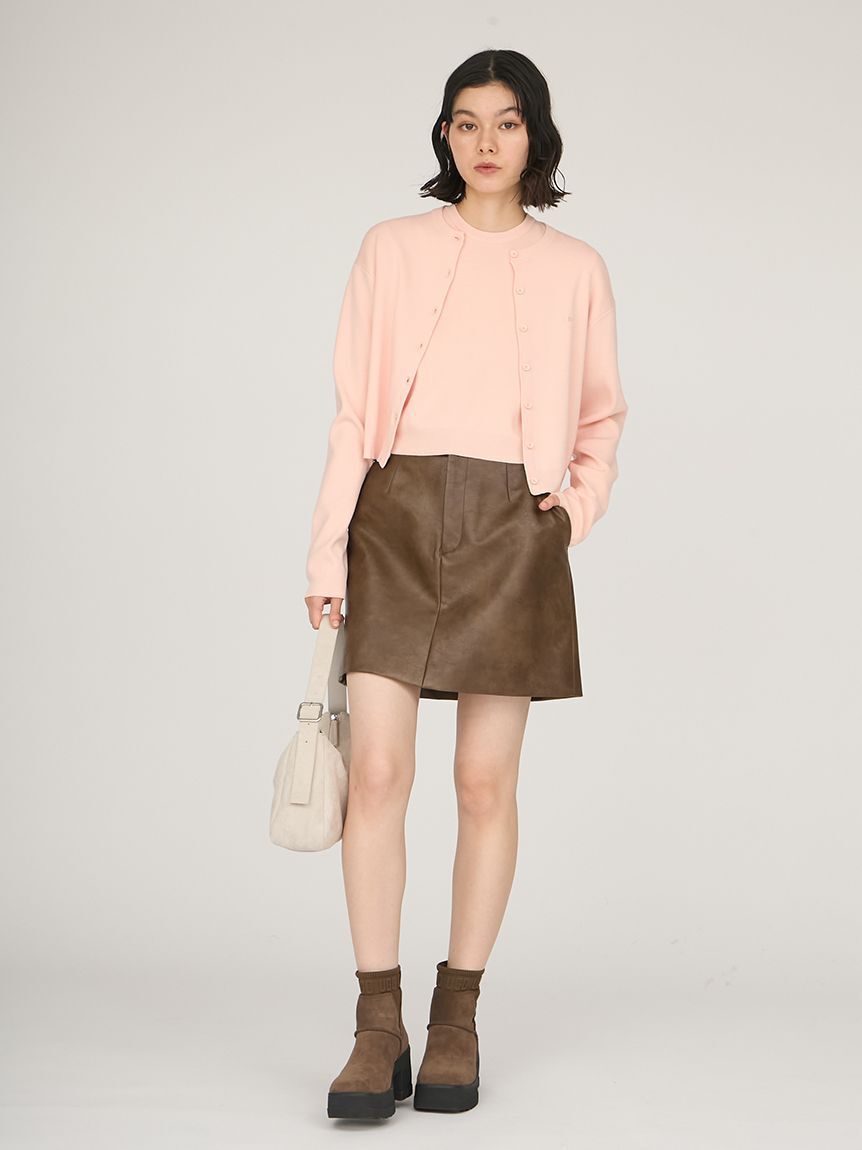 emmi atelier「【限定カラー】emmiロゴアンサンブルニットトップス」|ニット・セーター|