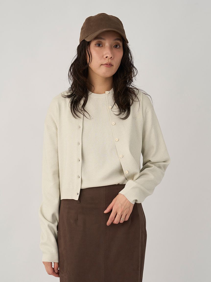 emmi atelier「【限定カラー】emmiロゴアンサンブルニットトップス」|ニット・セーター|