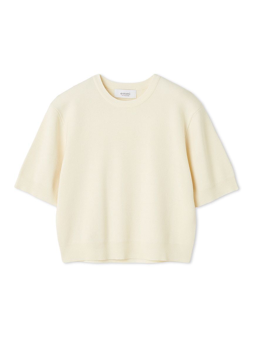 emmi atelier「【限定カラー】emmiロゴアンサンブルニットトップス」|ニット・セーター|