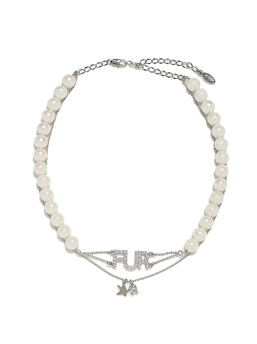 FURFUR「ロゴパールネックレス」|ネックレス|SLV