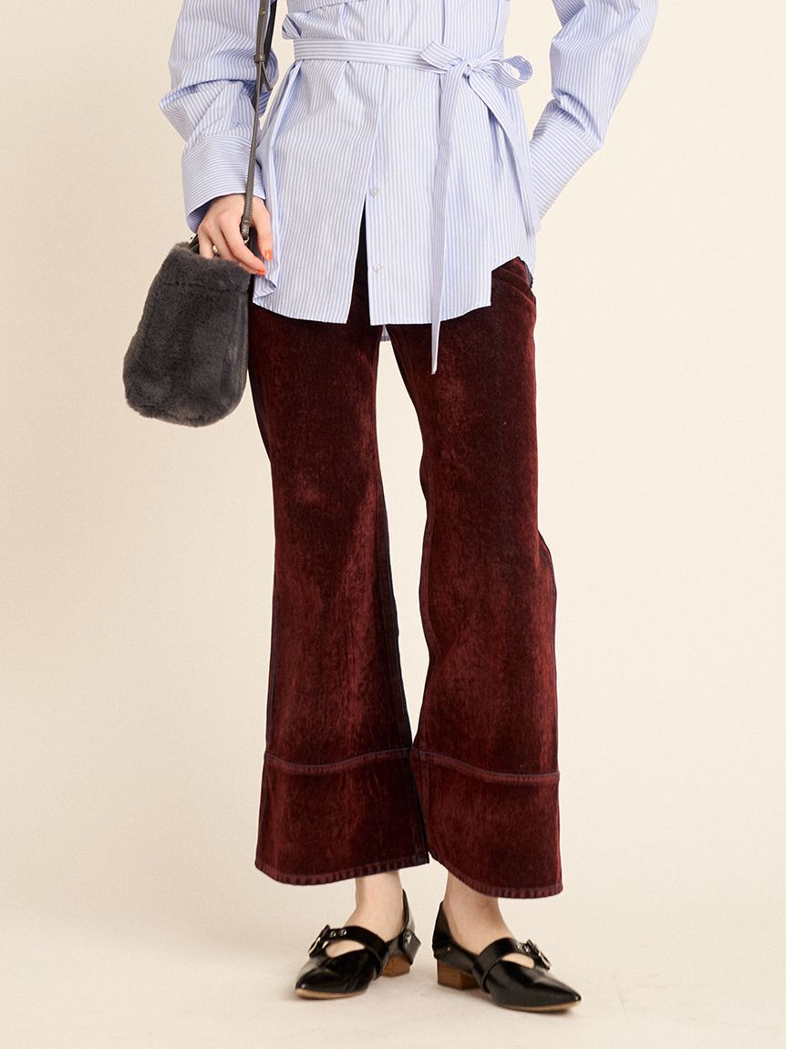 FURFUR「ヴィンテージライクフレアパンツ」|チノ|BUR