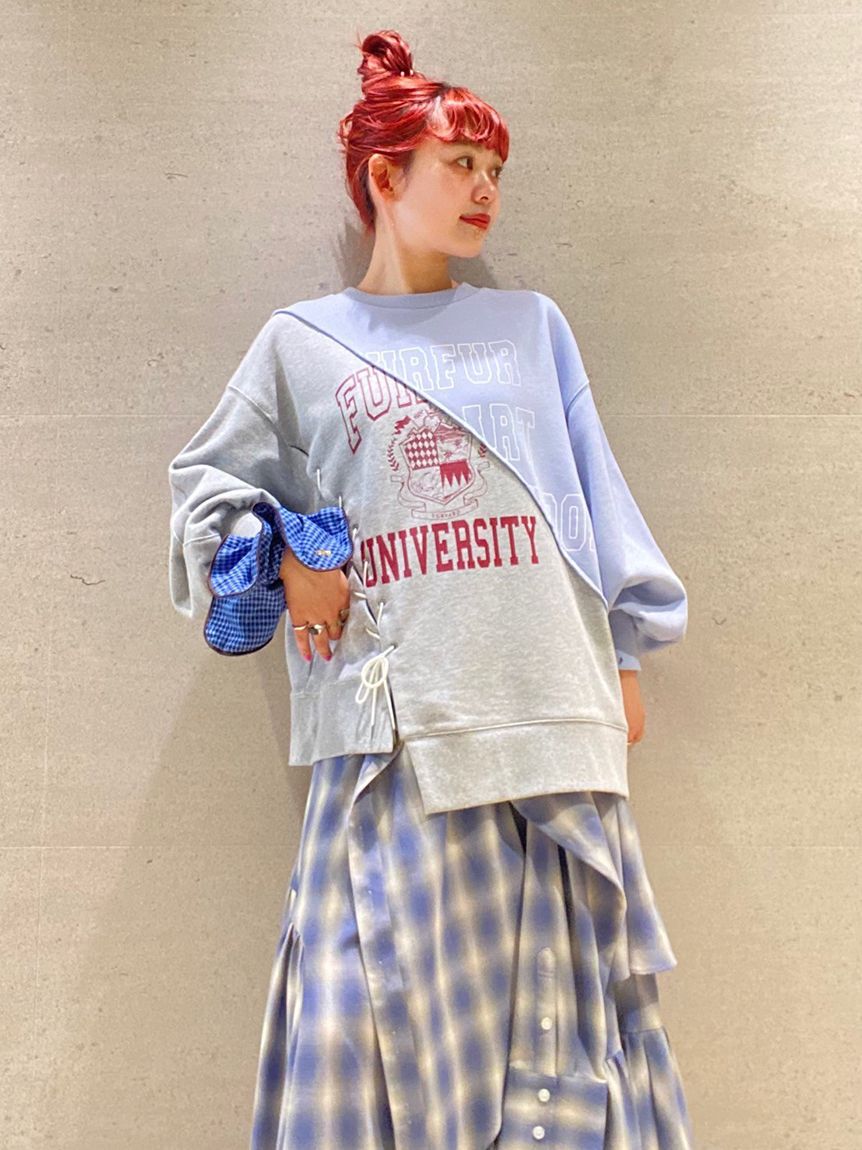 FURFUR「スクエアビッグシュシュ」|ヘアバンド|