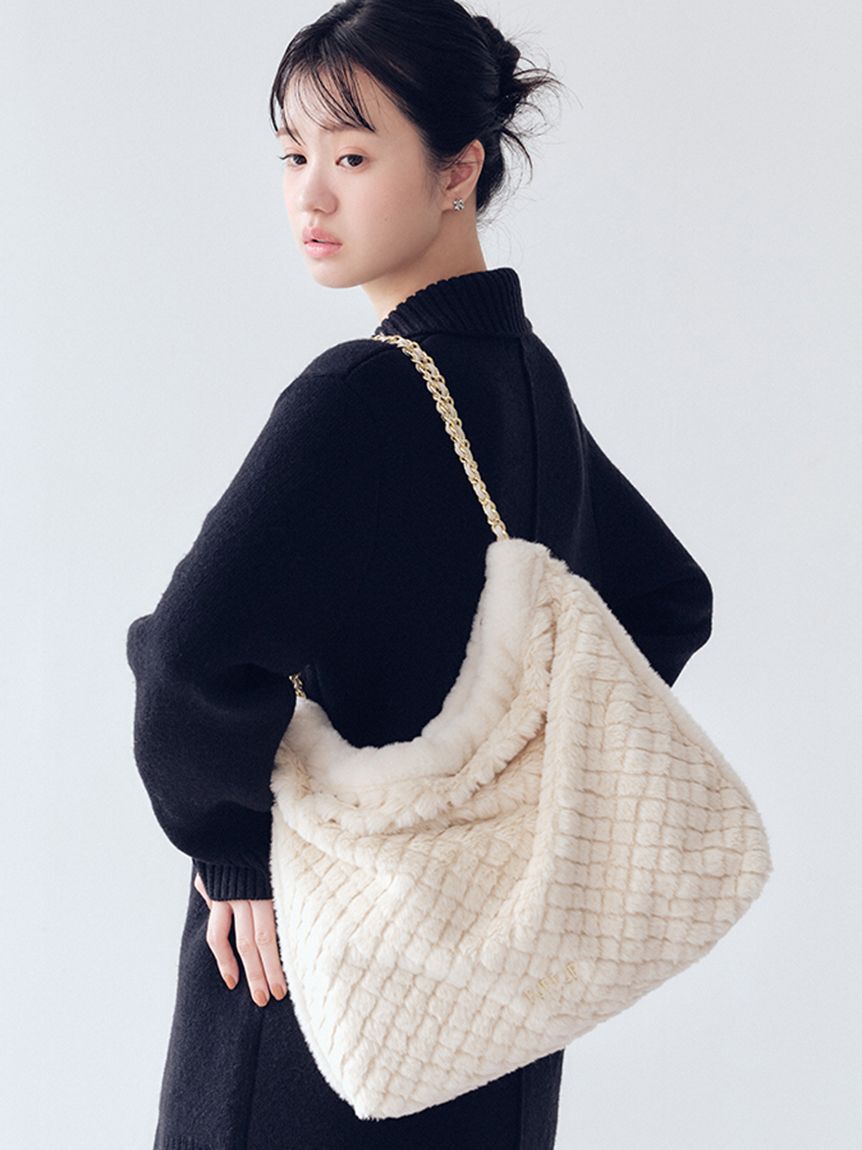 FURFUR「【WEB限定カラー】マテリアル巾着バッグ」|トートバッグ|