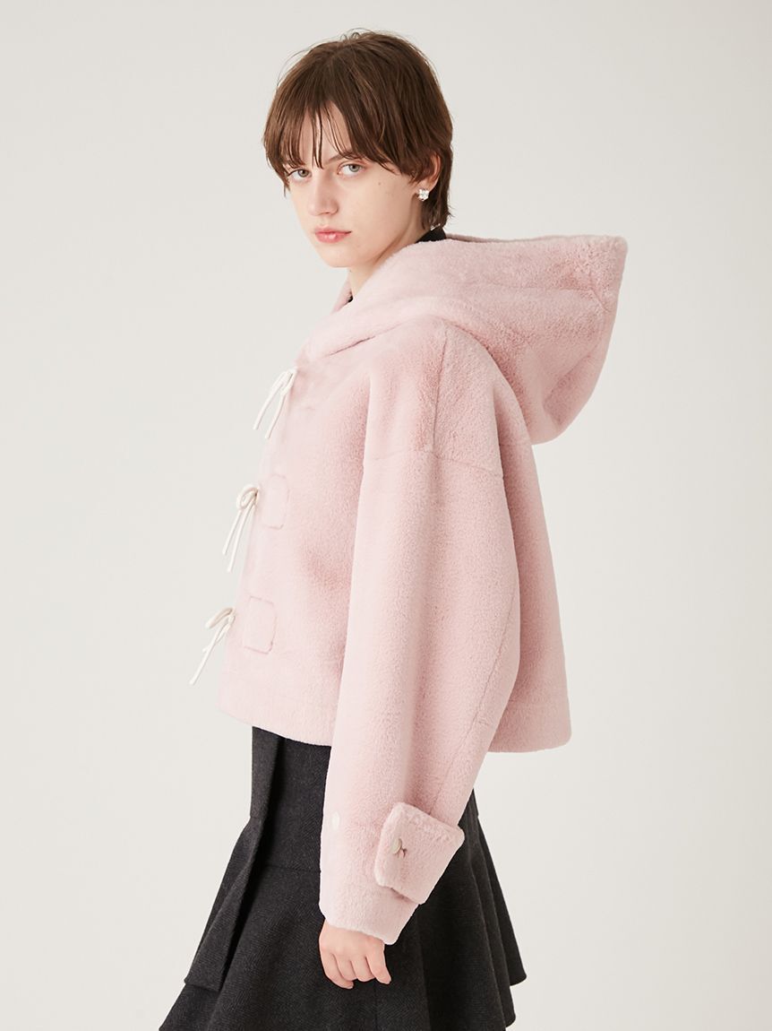 FURFUR「リボンショートダッフルコート」|ダッフルコート|