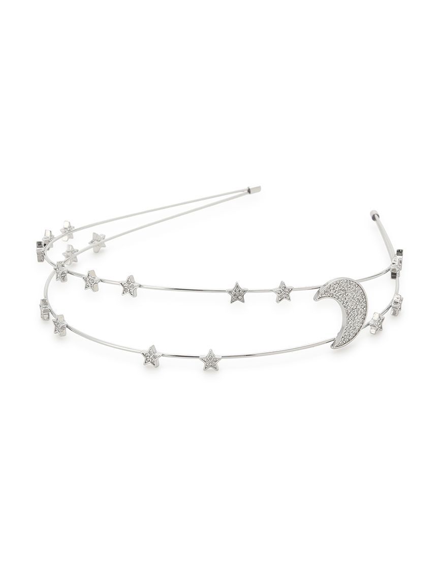 FURFUR「ムーン＆スターモチーフカチューシャ」|ヘアバンド|SLV