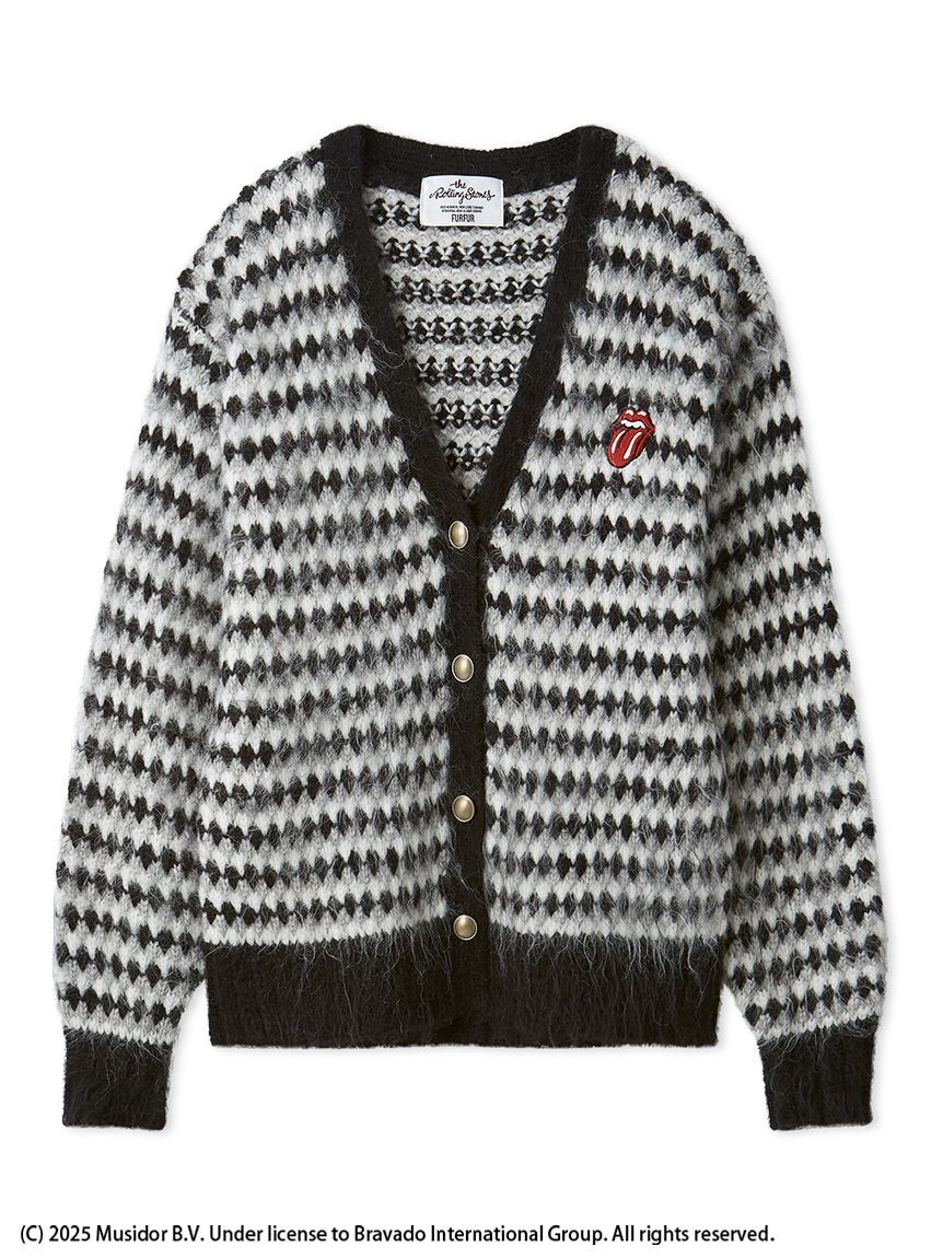 FURFUR「【ローリング・ストーンズ】刺繍カーディガン」|カーディガン|