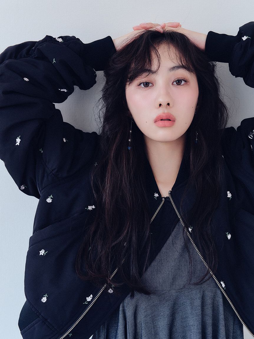 FURFUR「【WEB・一部店舗限定カラー】フラワー刺繍MA-1」|ブルゾン・スタジャン|