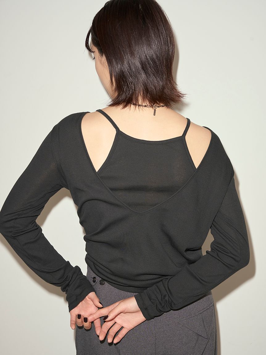 styling/「【MILLER&times;styling/】レイヤード2WAYトップ」|Tシャツ・カットソー|