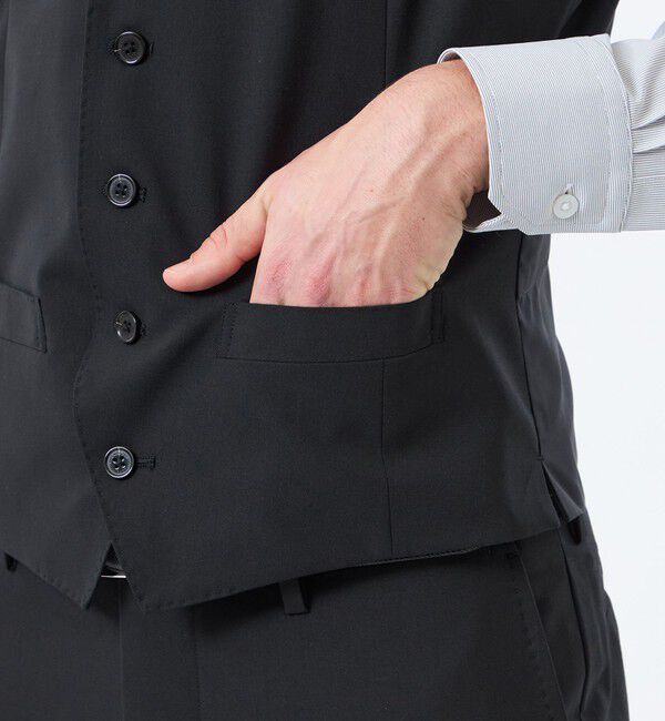 MACKINTOSH PHILOSOPHY「トロッター ウェストコート ＃109 ウール混ストレッチトロピカル」|その他|