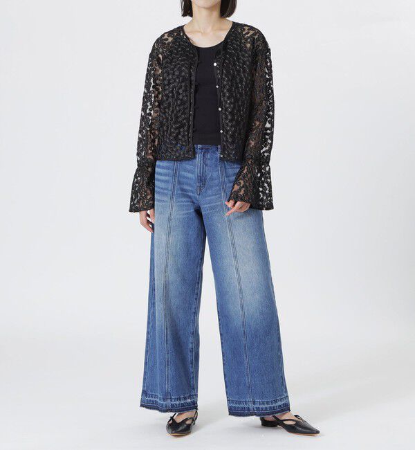  「フラワーチュールレースブラウス」|シャツ・ブラウス|