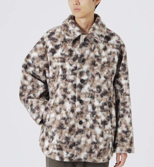  「【UNISEX】ブラッシュドループボアブルゾン」|ブルゾン・スタジャン|