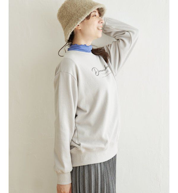 ikka「裏毛ロゴスウェット」|パーカー|