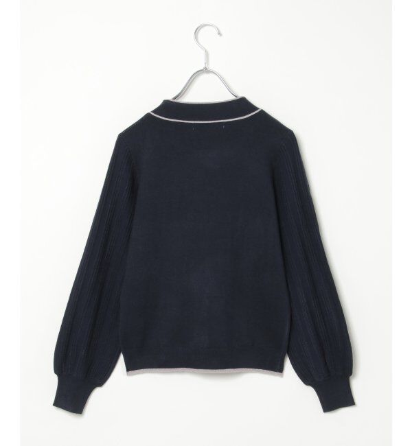 IKKA LOUNGE「ボウタイソデプリーツニット」|プルオーバー|