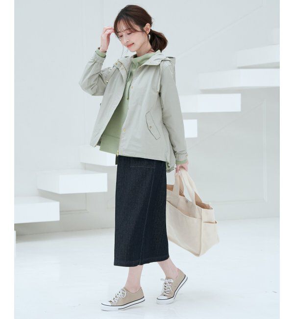 ikka「【雑誌InRed4月号掲載】撥水花粉リリースマウンテンパーカー」|ブルゾン・スタジャン|