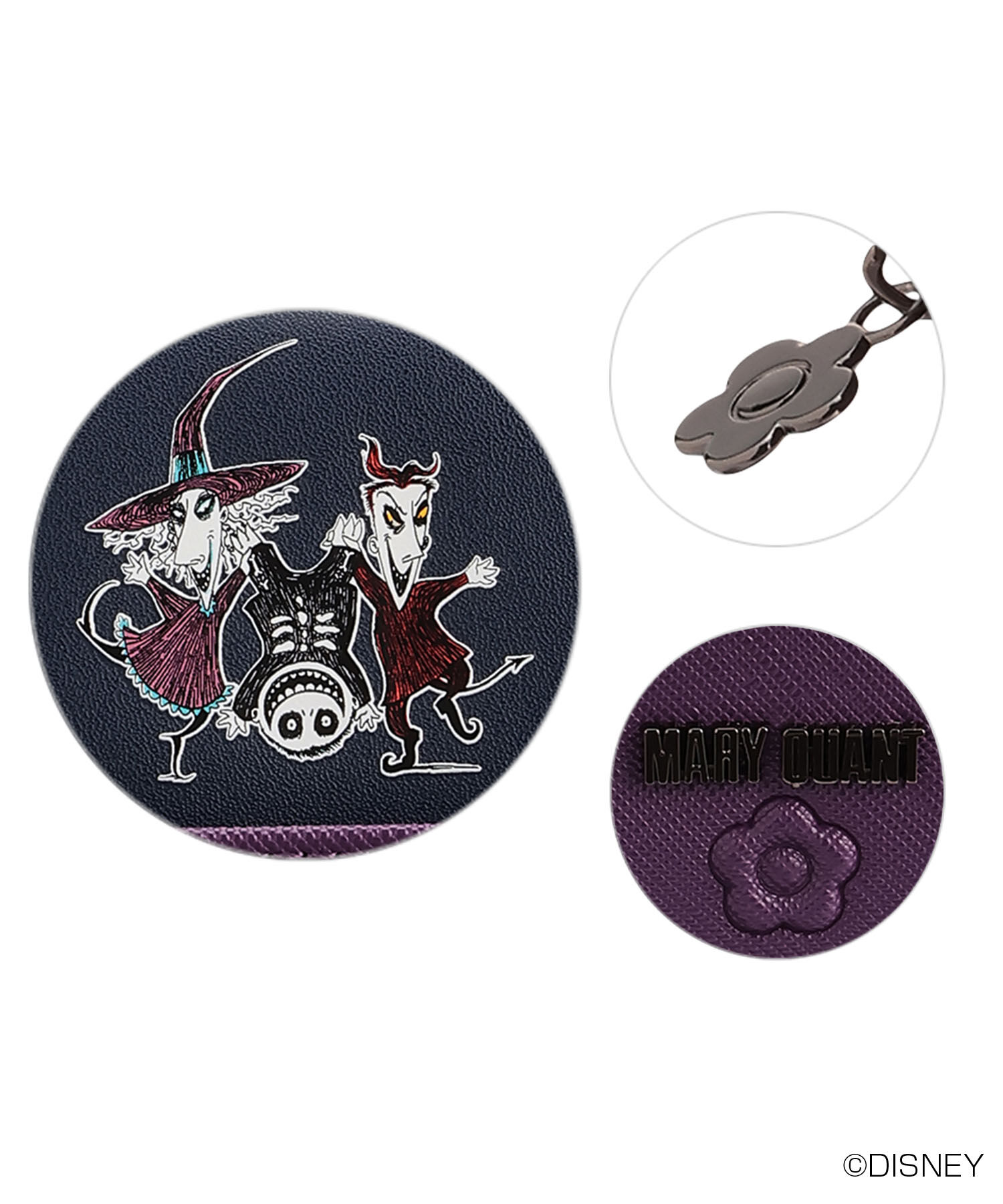 MARY QUANT「ロック＆ショック＆バレルデザイン ラウンドポーチL」|ポーチ|