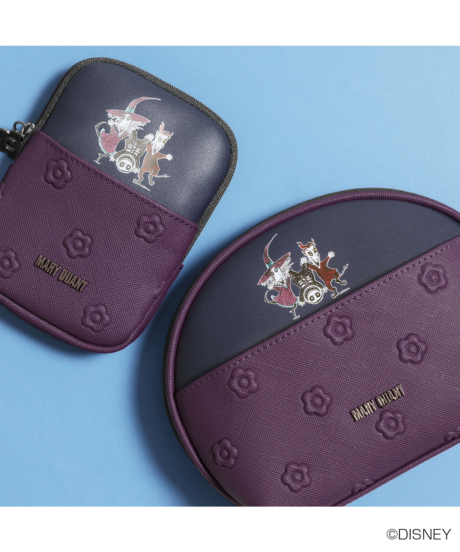 MARY QUANT「ロック＆ショック＆バレルデザイン ラウンドポーチL」|ポーチ|