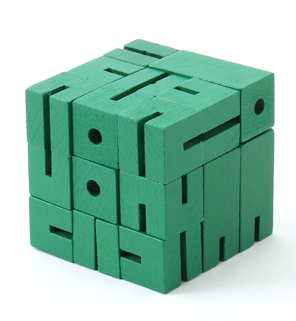  「【イギリスからやってきた大人の立体パズル】パズルマン」|ギフト|緑