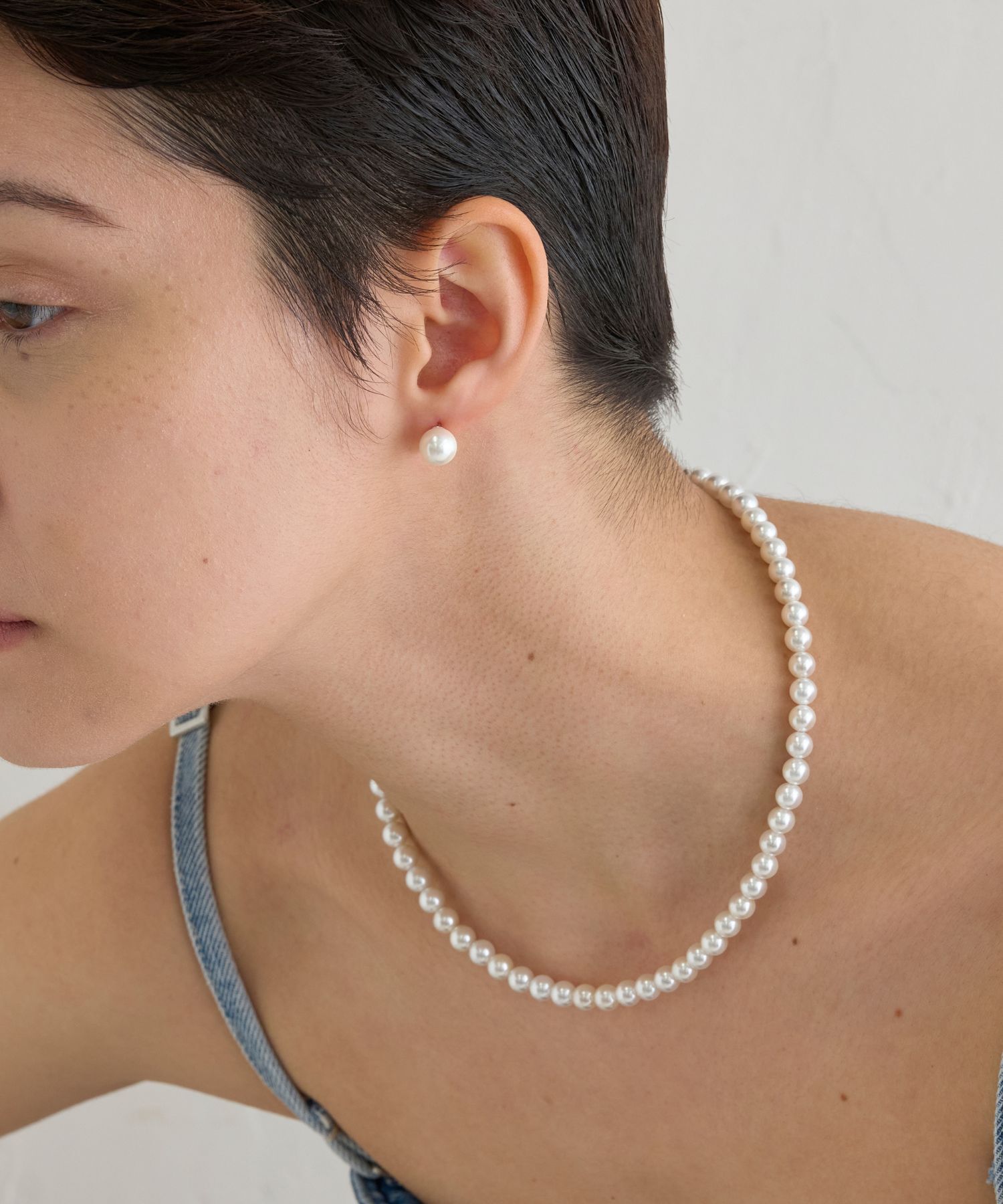 JUPITER「【国産貝パール】フォーマルパールネックレス＆ピアスセット」|ネックレス|