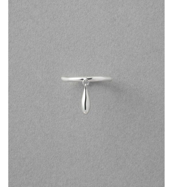 ete「【先行予約】[ポルカドット] ドロップ リング」|リング|シルバー