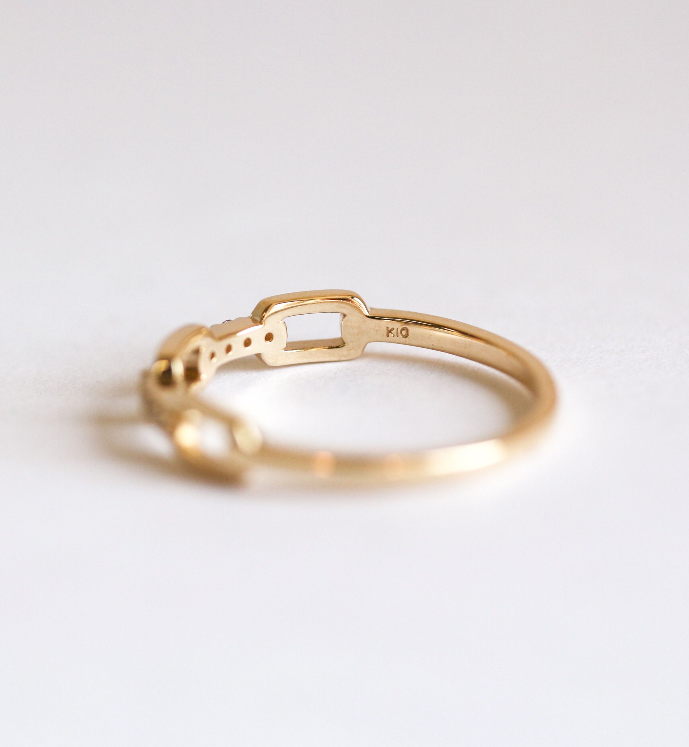  「ダイヤモンド リアン リング  | K10YG〈リアン〉」|リング|