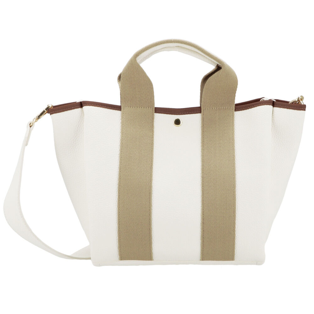 cache cache「カシュカシュ トートバッグ 通販 レディース 可愛い おしゃれ 通勤 バッグ 手提げ きれいめ」|トートバッグ|ホワイト1