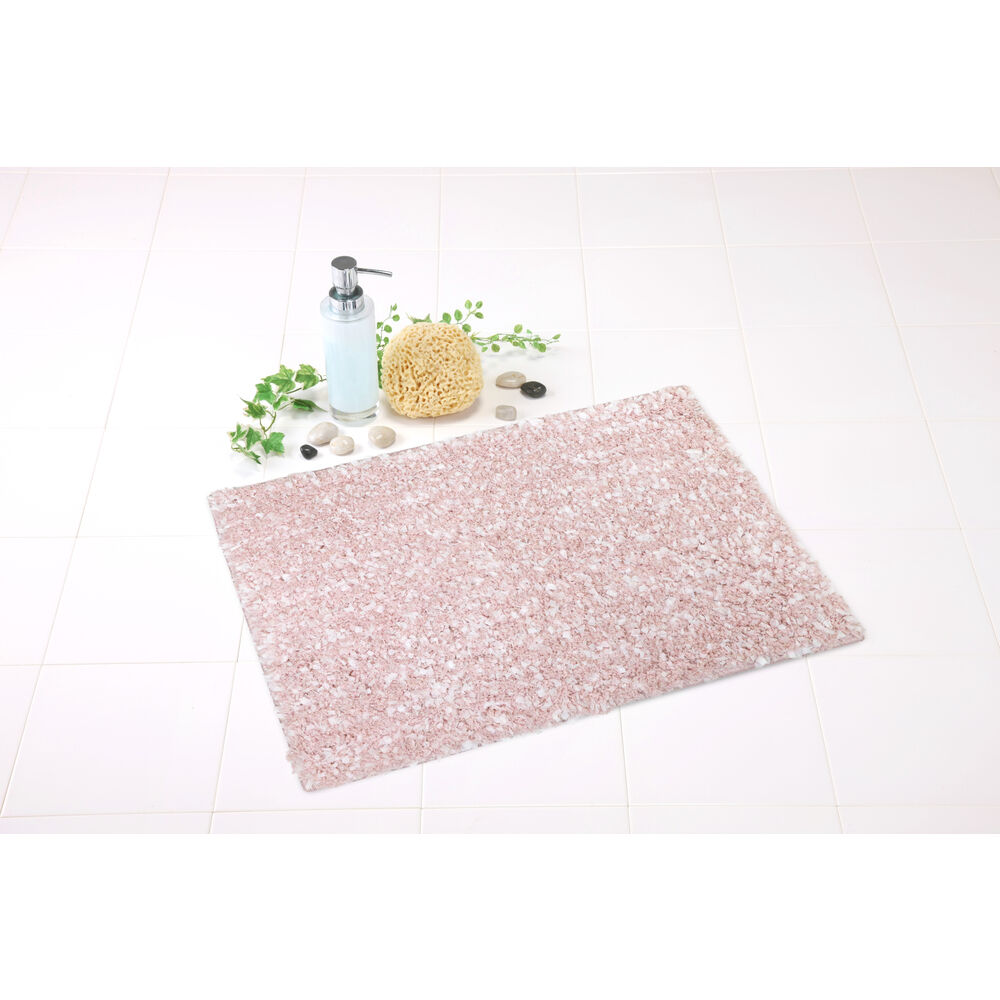 BACKYARD FAMILY「バスマット マイクロファイバー 通販 足拭きマット ベビータッチバスマット 吸水 速乾 洗面所」|その他|ピンク1