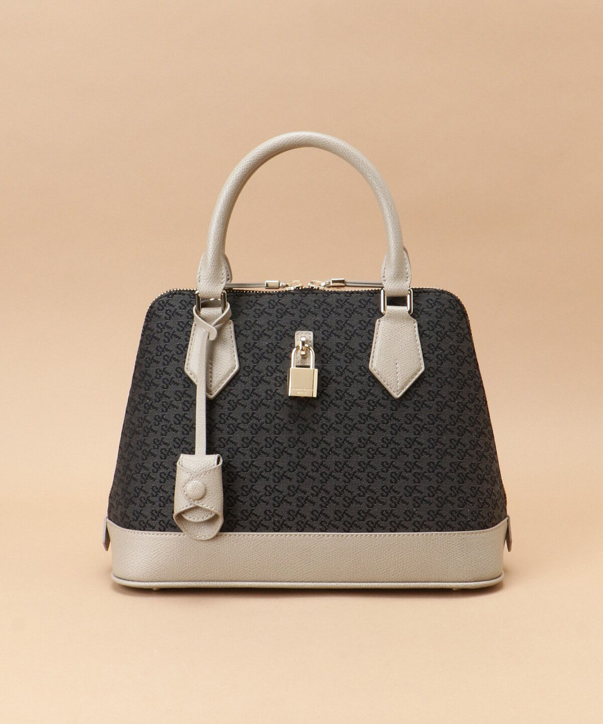 Samantha Thavasa「ST Jacquard サマンサレディアゼル」|ハンドバッグ|ブラック