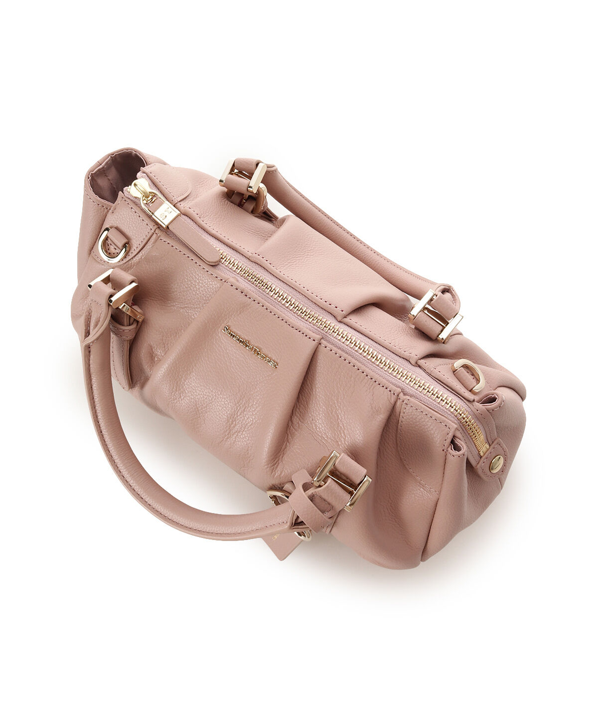 Samantha Thavasa「タックデザインソフトレザーハンドバッグ」|ハンドバッグ|