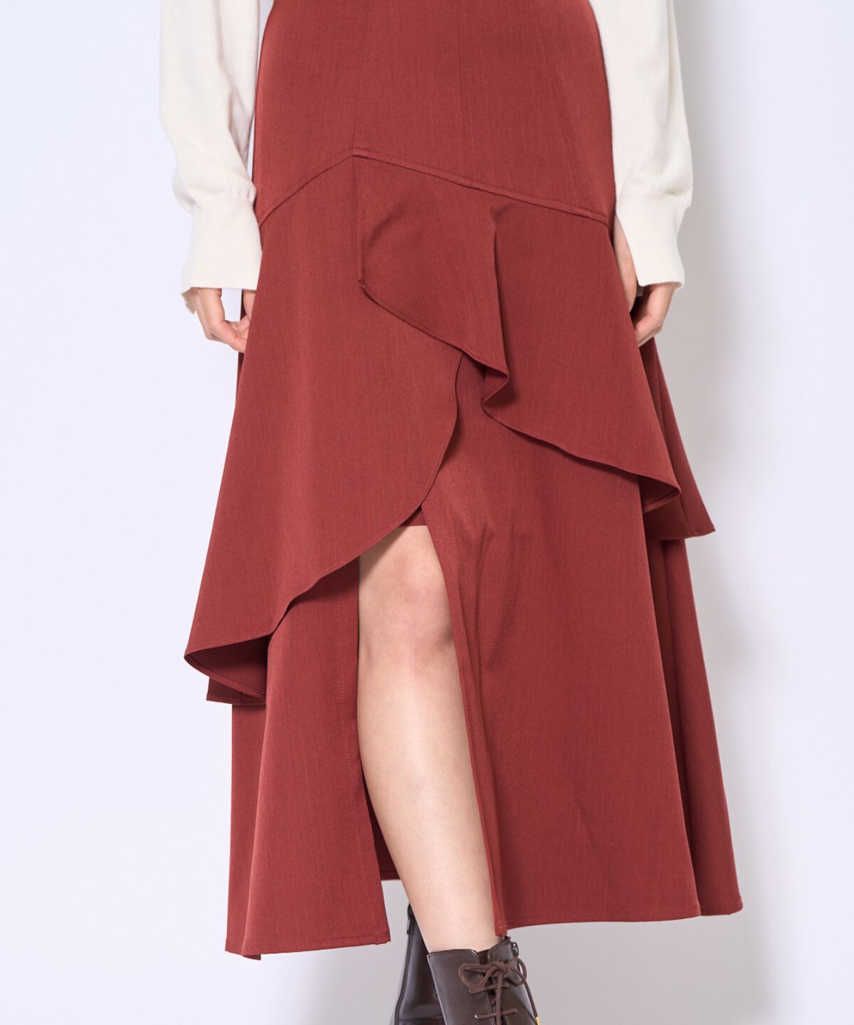 アンドクチュール「インナーミニティアードスカート」|フレア|