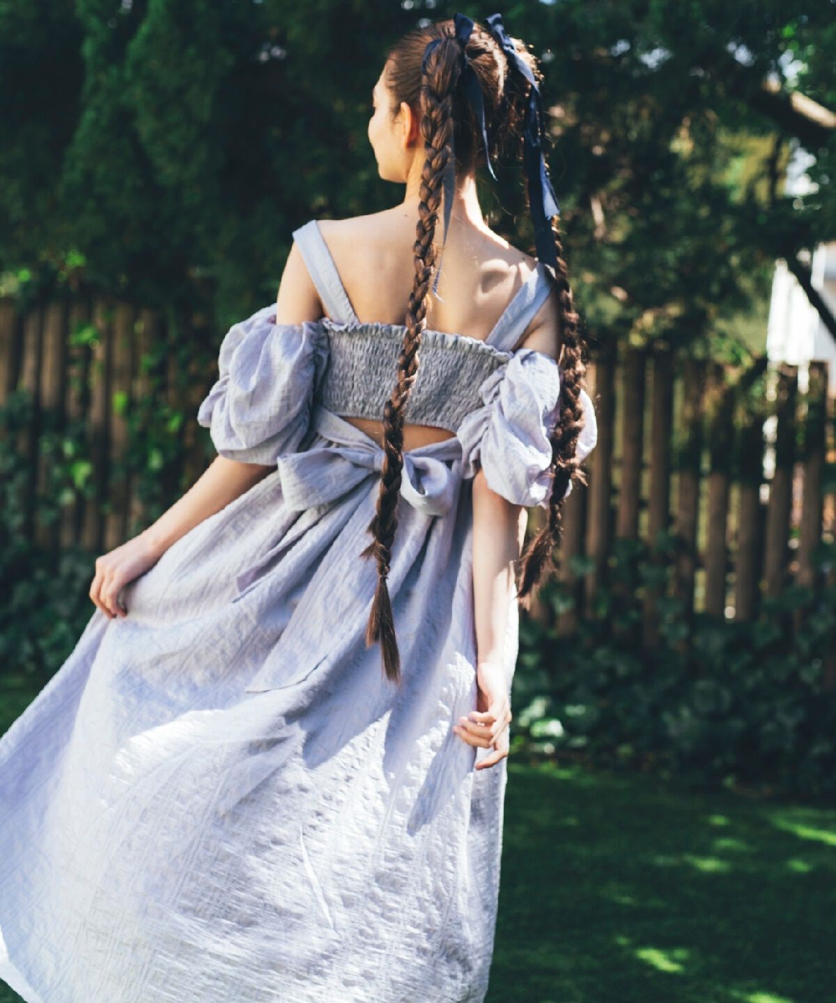 REDYAZEL「シャーリングフレアワンピース」|ワンピース|