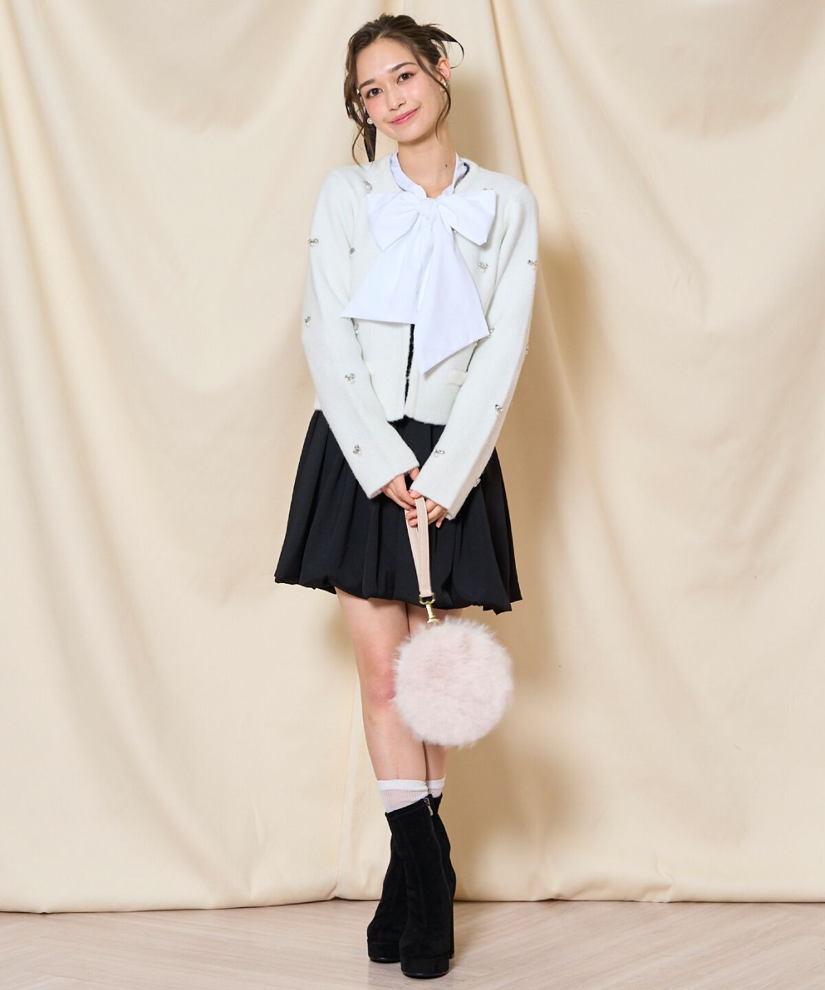 WILLSELECTION「バルーンミニスカート」|フレア|