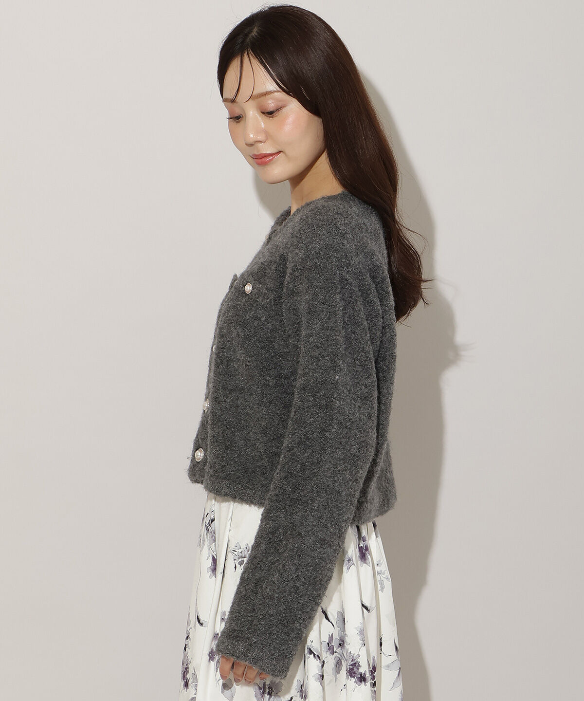 WILLSELECTION「ループヤーンニットジャケット」|カーディガン|