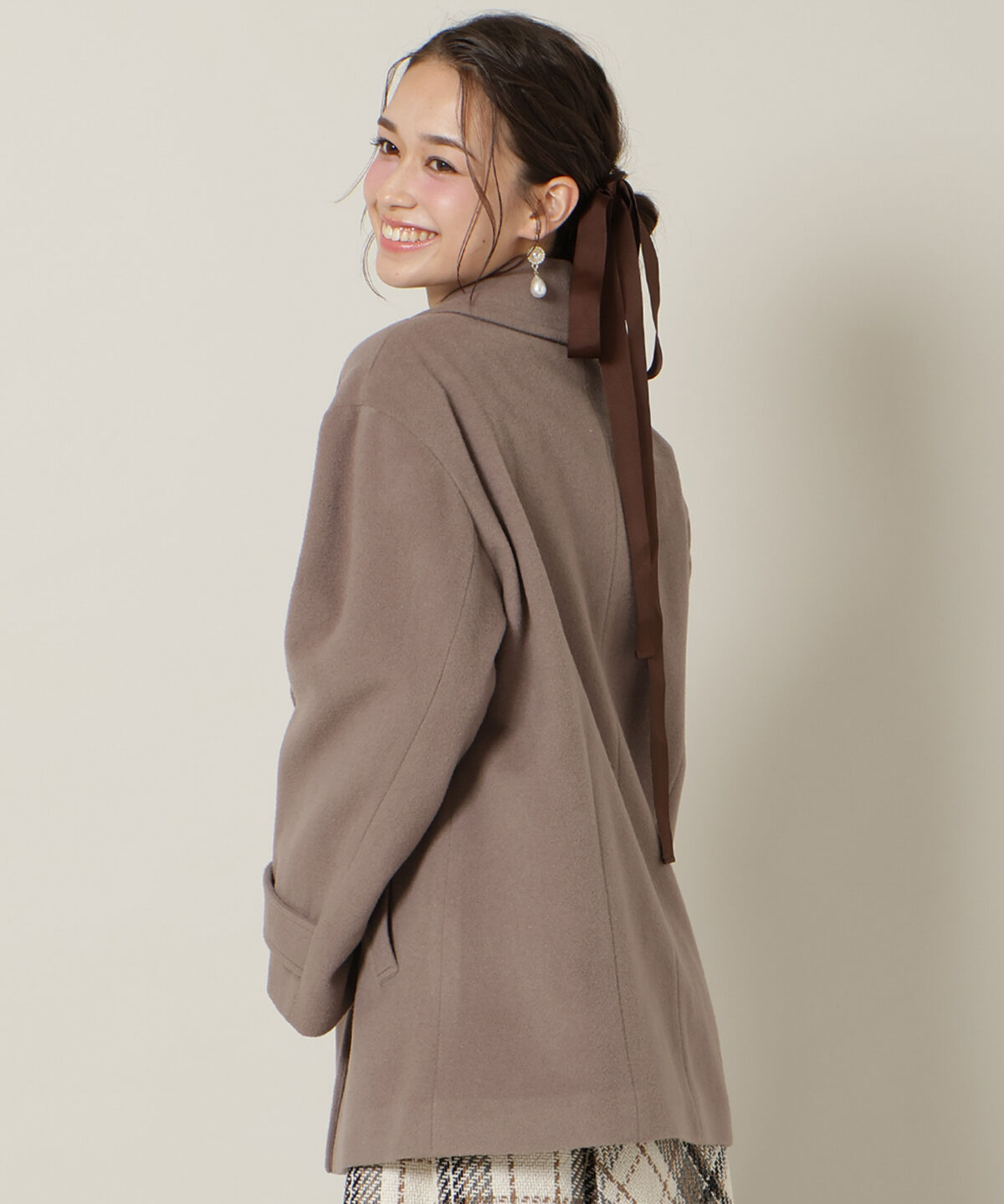 WILLSELECTION「ゴールドボタンミドル丈Ｐコート」|その他|