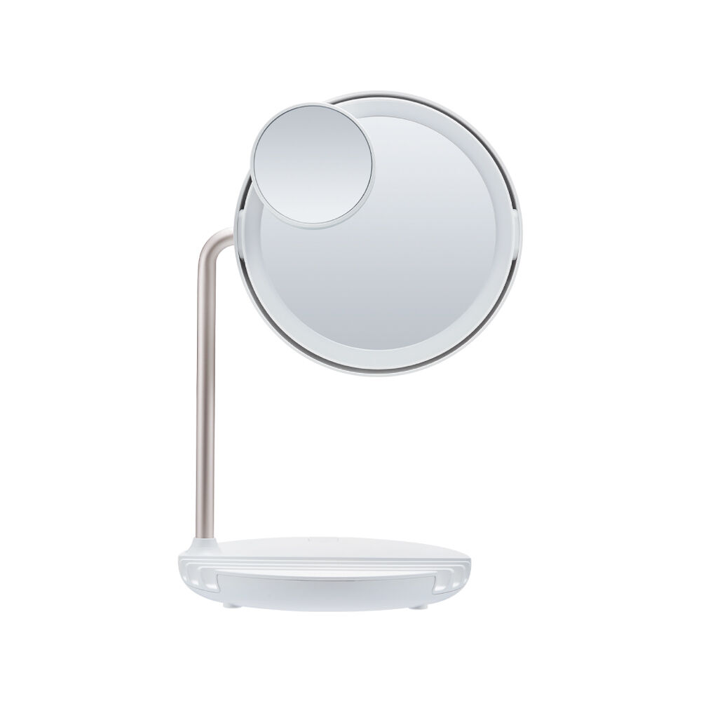 FESTINO「フェスティノ　充電式LEDファンミラー SMHB-032」|コスメ雑貨|ホワイト