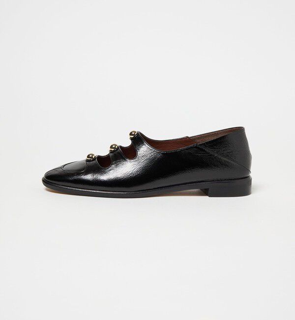 ODETTE E ODILE「スタッズトリプルベルトモカフラット20&darr;&uarr;」|ローファー|