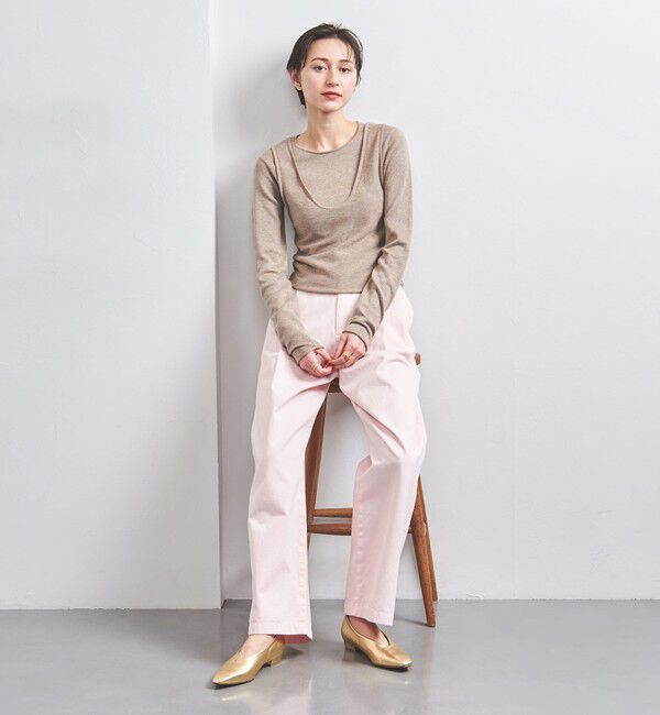 UNITED ARROWS「スクエア ポインテッド フラットシューズ」|パンプス|