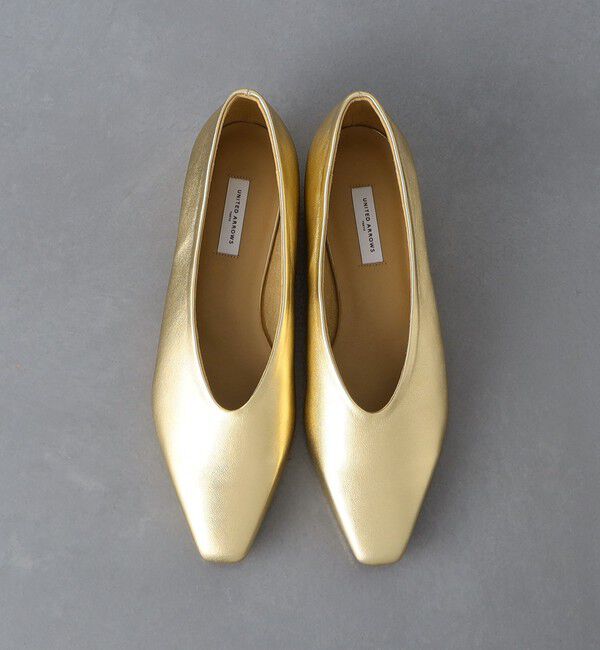 UNITED ARROWS「スクエア ポインテッド フラットシューズ」|パンプス|