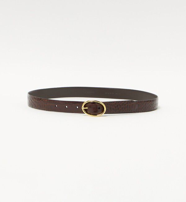 UNITED ARROWS「【別注】＜Anderson's＞ スタンプクロコ ベルト 20MM」|ベルト|DK.BROWN
