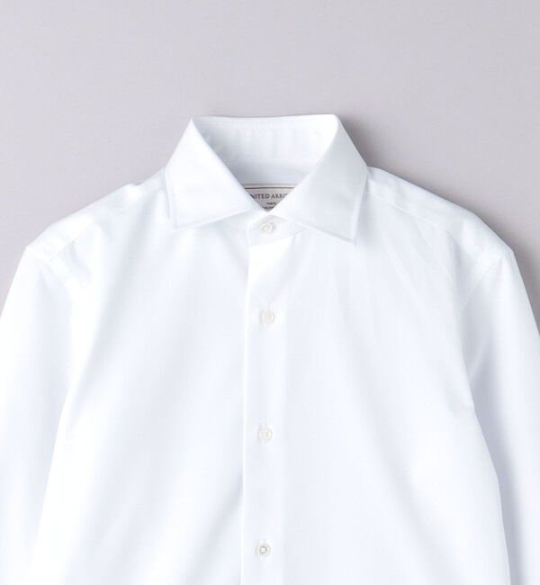 UNITED ARROWS「イージーケア AG ブロードセミワイド シャツ ―抗菌防臭―」|シャツ・ブラウス|