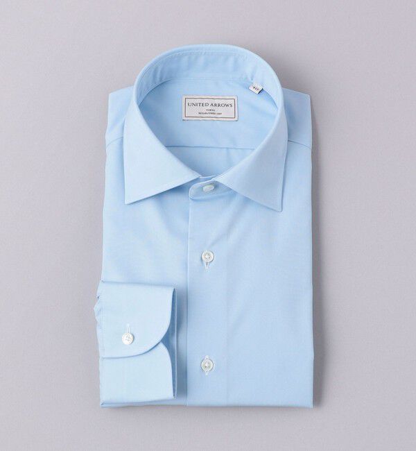 UNITED ARROWS「イージーケア AG ブロードセミワイド シャツ ―抗菌防臭―」|シャツ・ブラウス|LT.BLUE