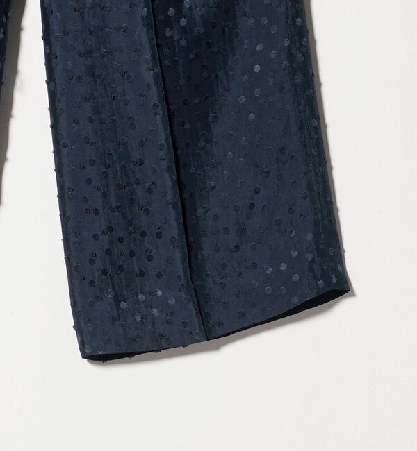 UNITED ARROWS「ドット サテン 2タック ワイドパンツ」|その他|
