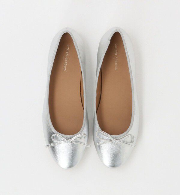 UNITED ARROWS「レイン レザー バレエシューズ」|レインシューズ|