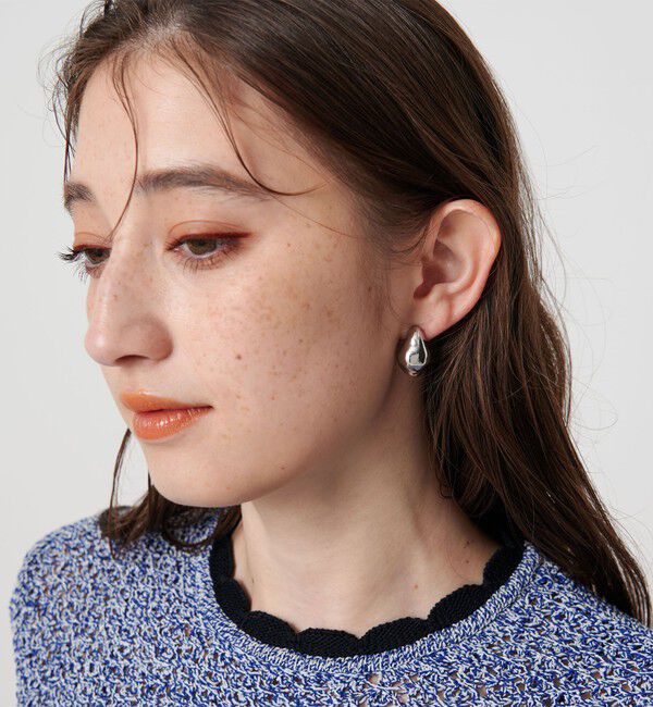 UNITED ARROWS「BUMPY ドロップ イヤリング」|イヤリング|SILVER