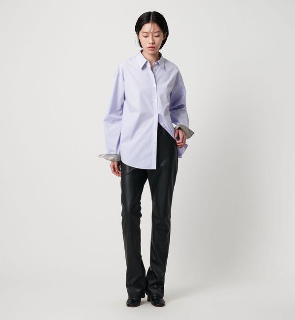 AEWEN MATOPH「＜AEWEN MATOPH＞サテンポイントシャツ ‐ ウォッシャブル ‐」|シャツ・ブラウス|