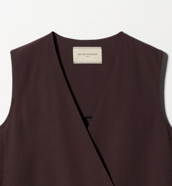 UNITED ARROWS「シアー バックフレア ベスト ‐ウォッシャブル‐」|ベスト・ジレ|