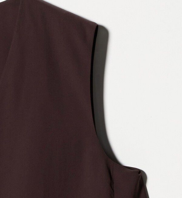 UNITED ARROWS「シアー バックフレア ベスト ‐ウォッシャブル‐」|ベスト・ジレ|