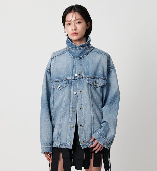 AEWEN MATOPH「＜AEWEN MATOPH＞デニムドローストブルゾン」|デニムジャケット|