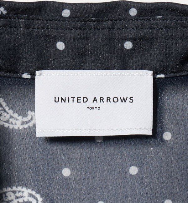 UNITED ARROWS「オーガンジー プリント シャツ ‐ウォッシャブル‐」|シャツ・ブラウス|